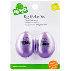 Wholesale ???? Nino Nino Plastic Egg Shaker Pairs Aubergine ❤️