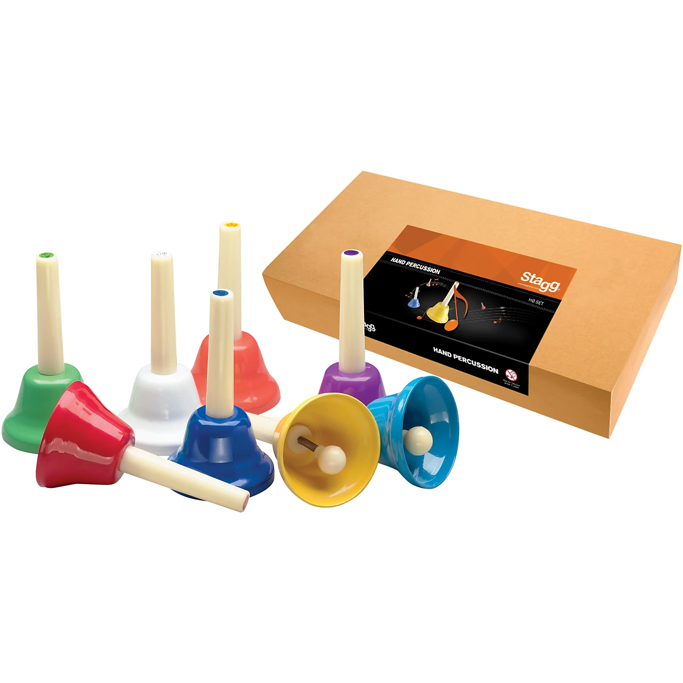 Wholesale ???? Stagg Stagg Hand Bell Set, 8 Notes, C-C ???? 1 Wholesale ???? Stagg Stagg Hand Bell Set, 8 Notes, C-C ????
