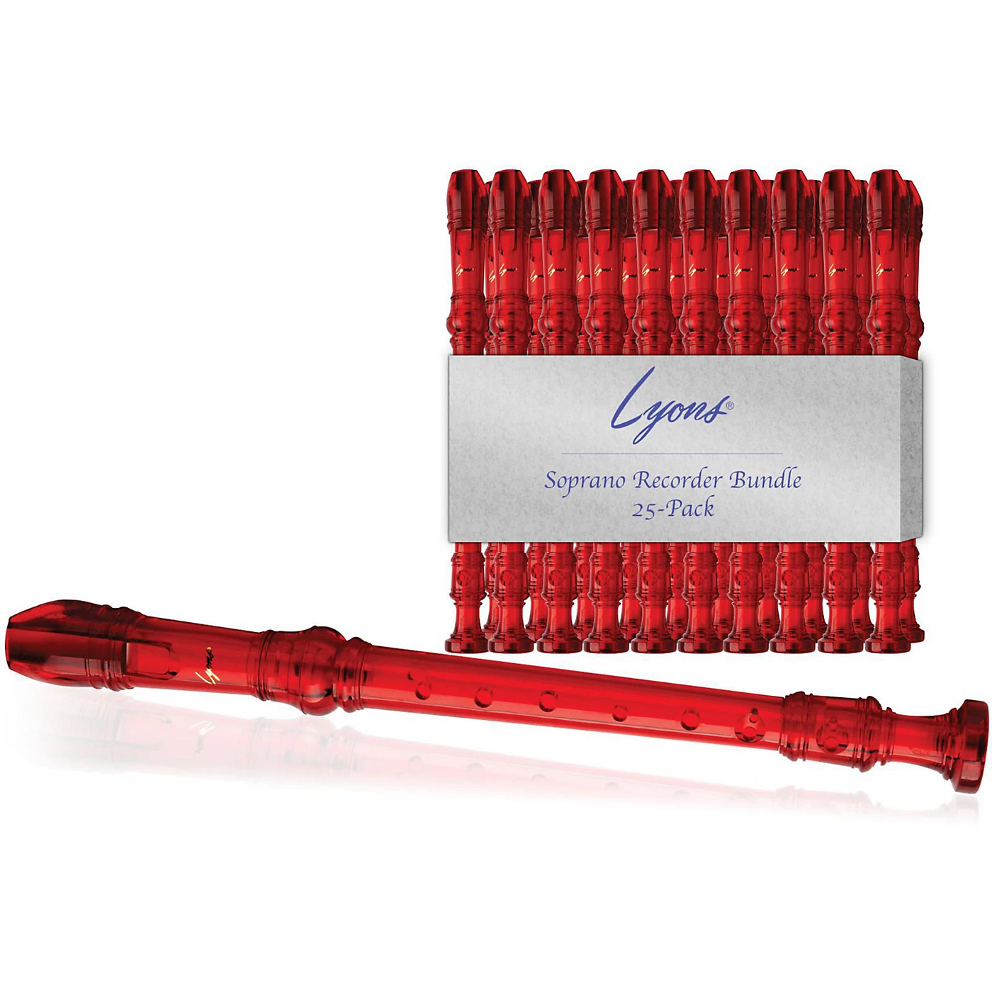 Best Sale ???? Lyons Lyons Soprano Recorder Value Bundle 25-Pack Transparent Red ⌛ 1 Best Sale ???? Lyons Lyons Soprano Recorder Value Bundle 25-Pack Transparent Red ⌛