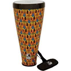 Cheap ???? Toca Toca Flex Drum With Strap Kente Cloth ????