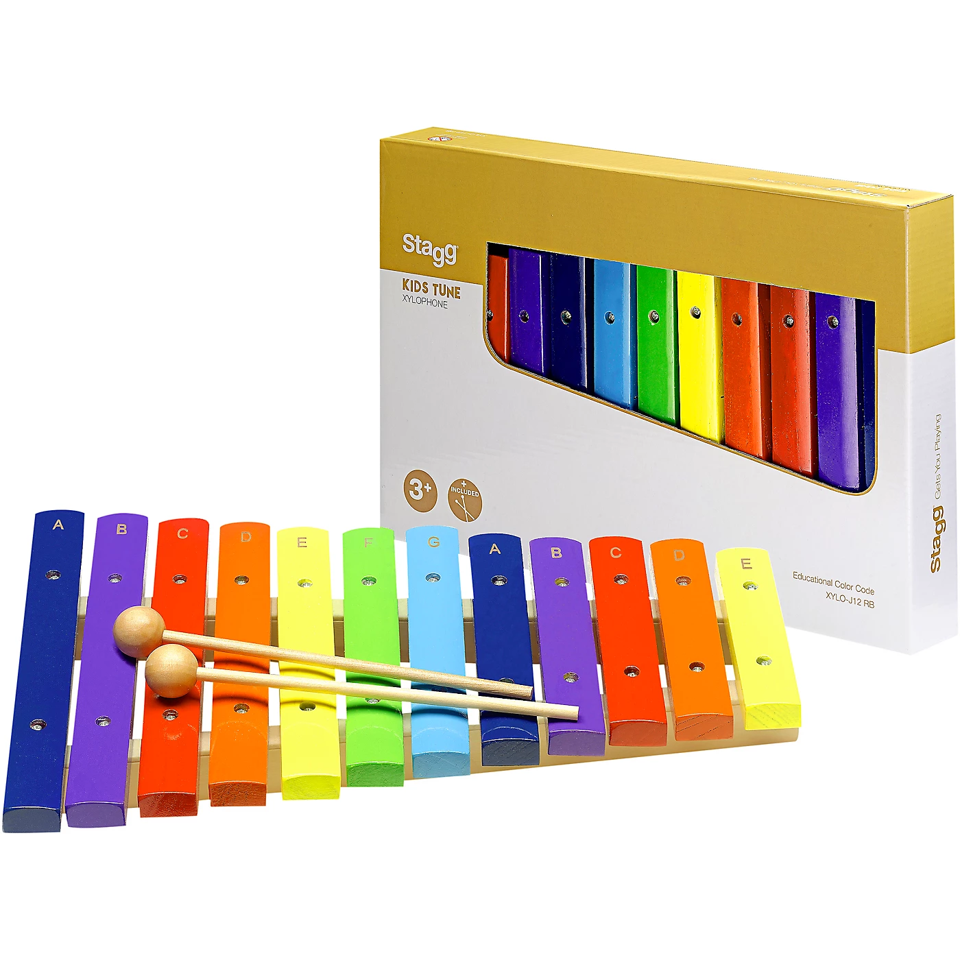 Promo ???? Stagg Stagg Xylophone 12-Keys - Rainbow Color ⌛ 1 Promo ???? Stagg Stagg Xylophone 12-Keys - Rainbow Color ⌛