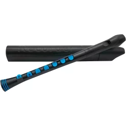 Brand new ???? Nuvo Nuvo Recorder+ German Fingering With Hard Case Black/Blue ????