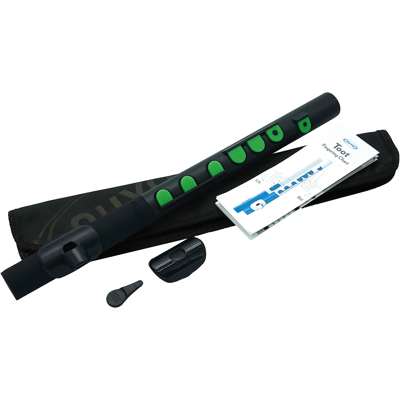 Best Sale ???? Nuvo Nuvo TooT With Silicone Keys Black/Green ???? 1 Best Sale ???? Nuvo Nuvo TooT With Silicone Keys Black/Green ????